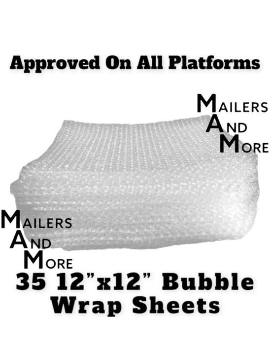 Other - 35 12X12 Sheets of Bubble Wrap PRICE IS FIRM